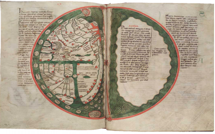 Liber Floridus, Wolfenbüttel, Cod. Gud. Lat I, fols. 69v-70r.