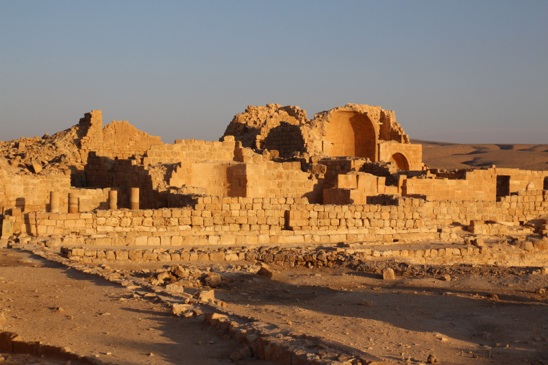 Shivta South Church with Mosque adjacent © Katharina Palmberger